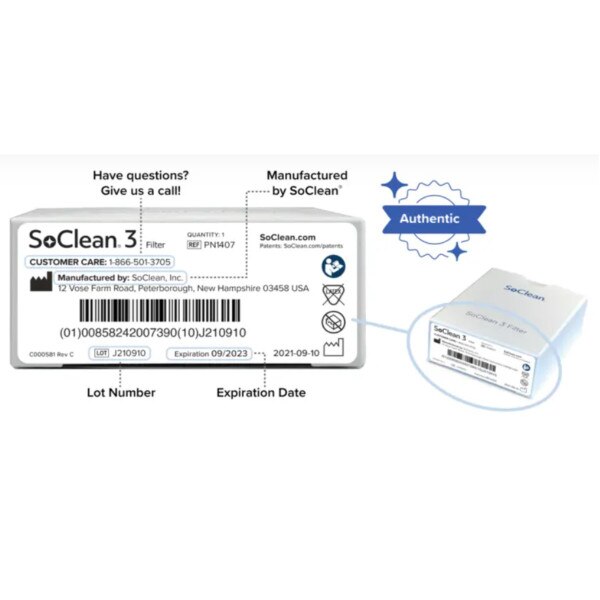 Shop Authentic SoClean 3 CPAP Cleaner Filters